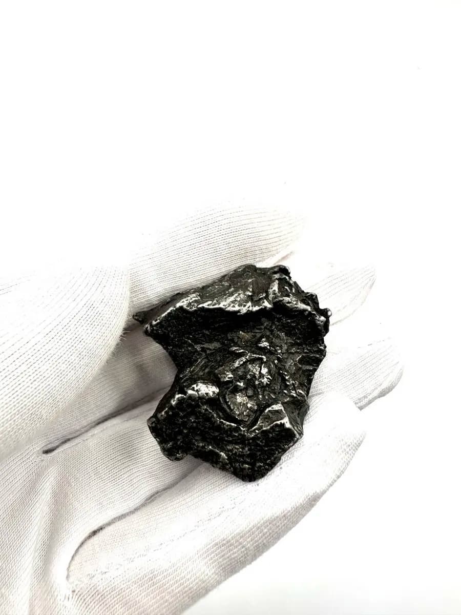 Метеорит Сихотэ-Алинь железный, коллекционный образец №2 — фото 3