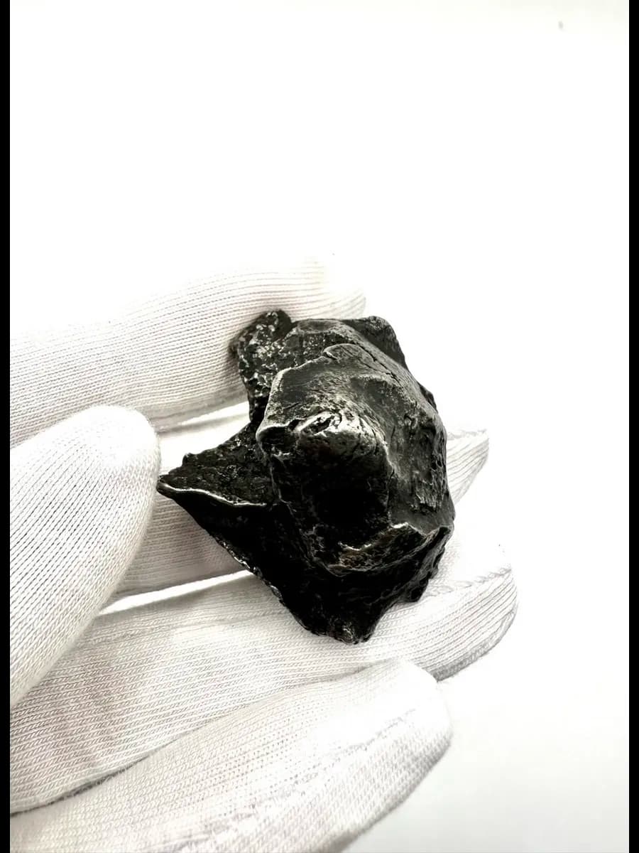 Метеорит Сихотэ-Алинь железный, коллекционный образец №2 — фото 4