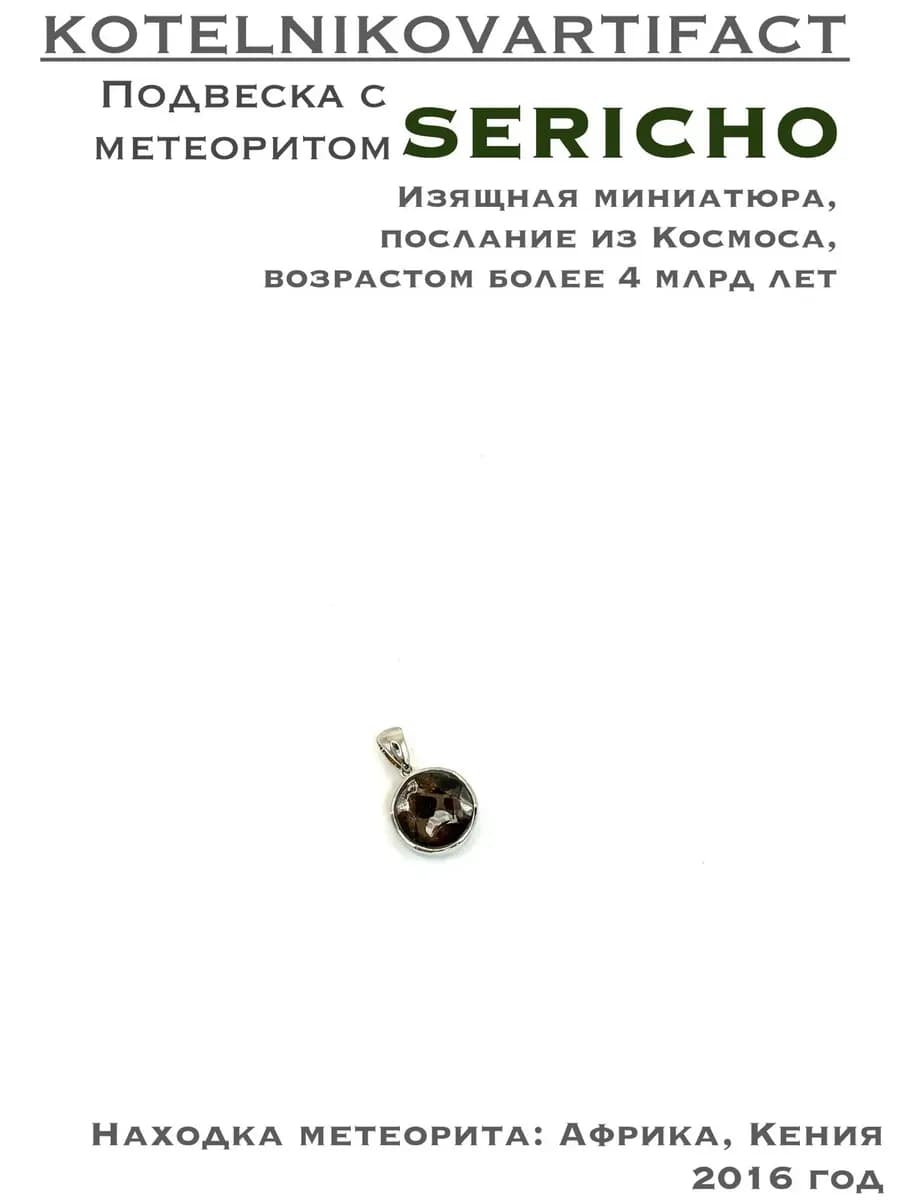 Подвеска с метеоритом Серичо